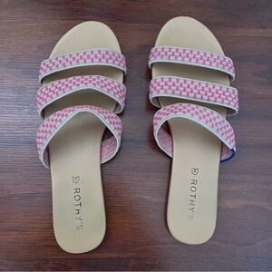 Rothy’s Triple Band Sandals Flats Slides